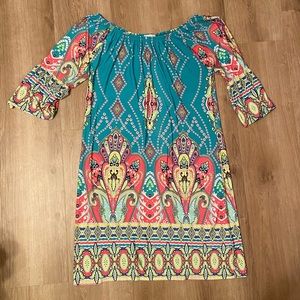 Off the shoulder Pink Ivy dress